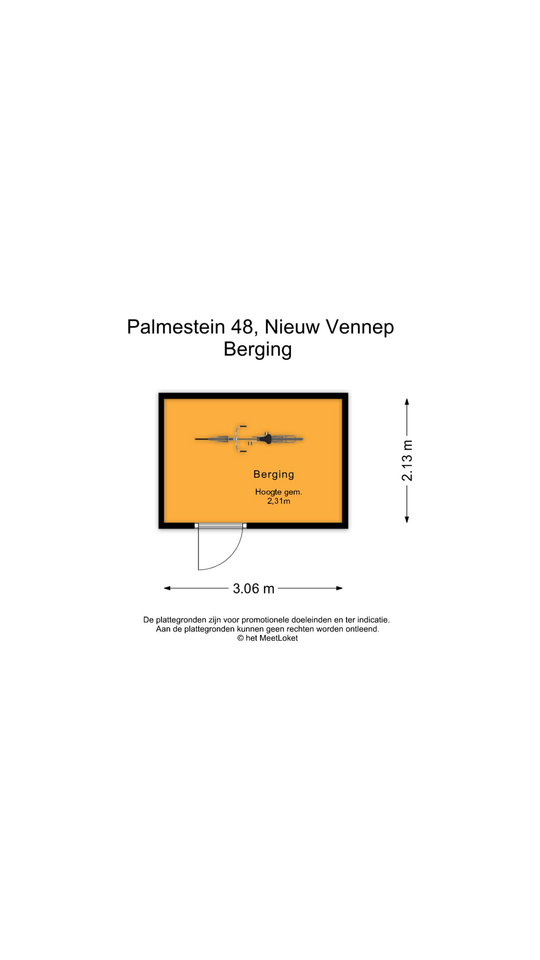 Palmestein 48 , 2151 HM Nieuw-vennep map